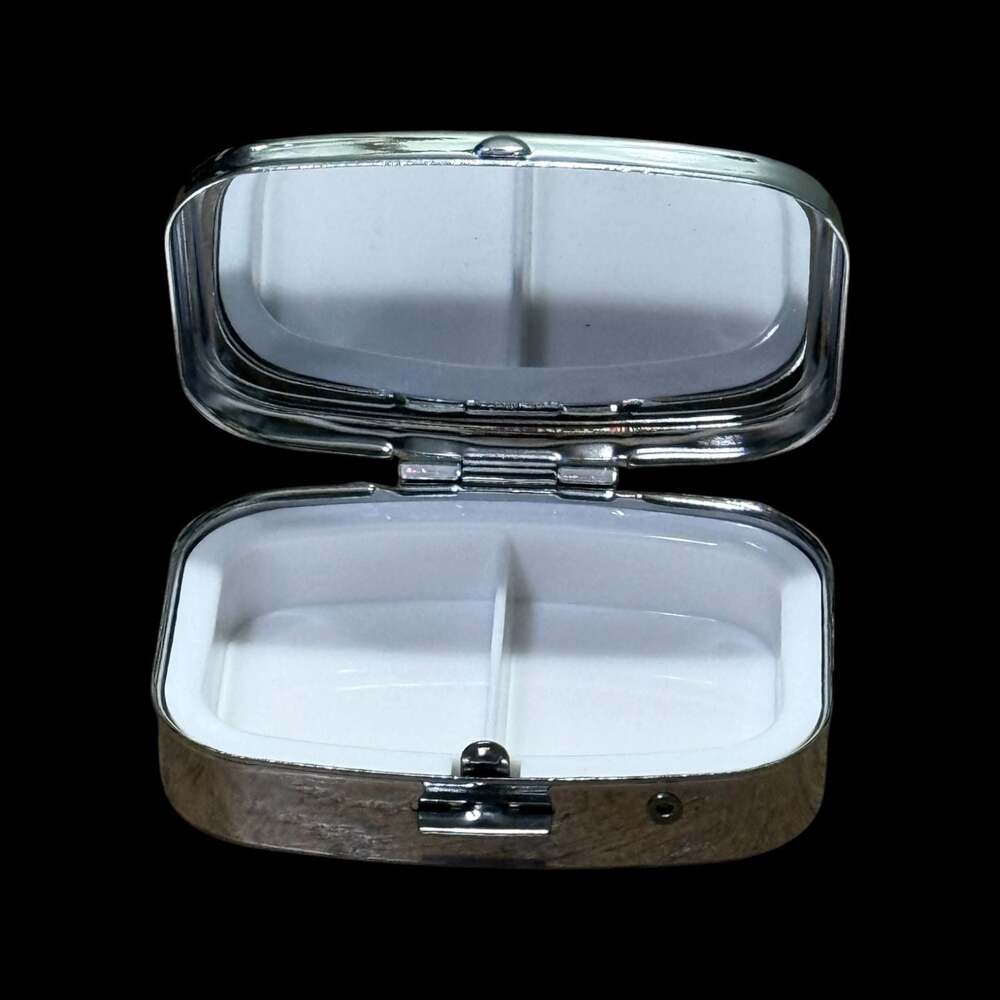 Cute Lighthouse Portable Metal Pill Organizer Case - Picture 2 of 3